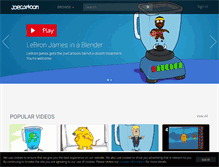 Tablet Screenshot of joecartoon.com